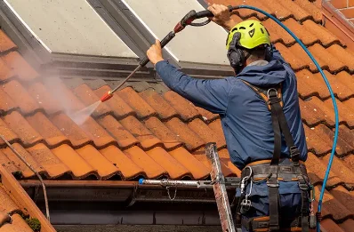 Démoussage et hydrofuge de toiture à Metting